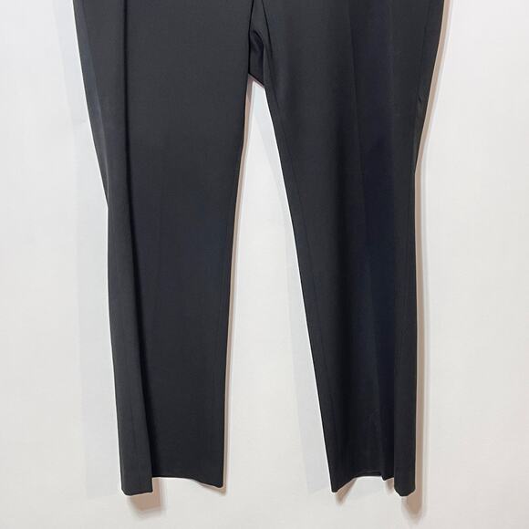 Halogen Pants Womens Plus 16W Black Straight Leg Stretchy Chino Trousers 40x33 - Picture 7 of 10